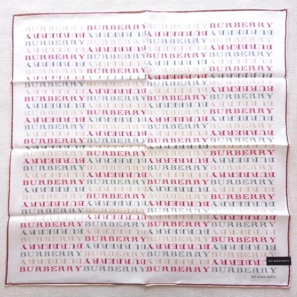 Burberry Silk Hankerchief | Rare Pink | Never Used - Picture 3 of 7